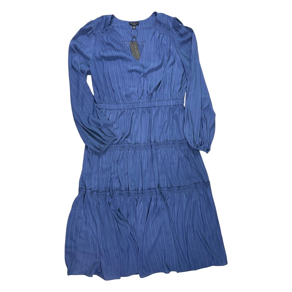 NWT Current Air Tiered Maxi Dress XL Boho Chic Coquette Ruffle Coastal Cowgirl - Picture 7 of 8
